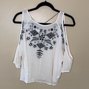 🌺Aztec Summer Blouse with Open Back🌺